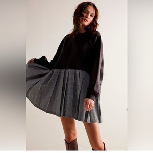 Free People Eleanor Trapeze Swing Dress